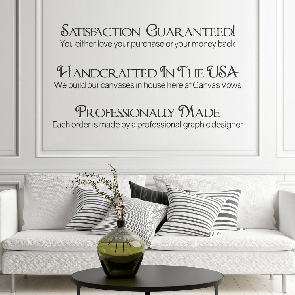 Framed Song Lyrics And Sheet Music Custom Canvas